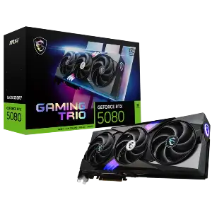 MSI GEFORCE RTX 5080 GAMING TRIO OC 16GB GDDR7X GRAPHICS CARD